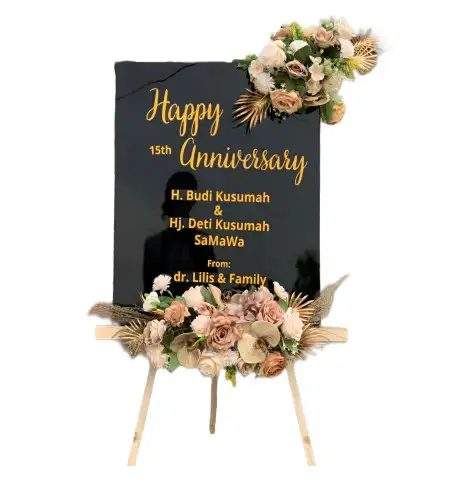 Papan Bunga Akrilik Sumurwelut